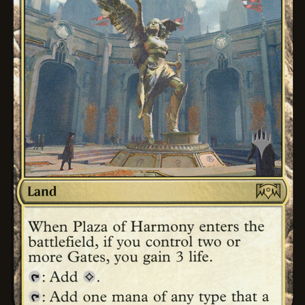 Plaza of Harmony [Ravnica Allegiance Promos]