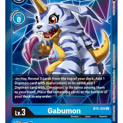 Gabumon [BT5-020] (Event Pack 2) [Battle of Omni]