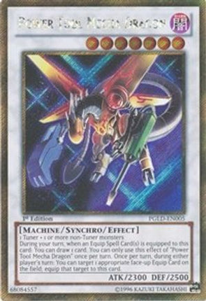 Power Tool Mecha Dragon (Gold Secret Rare) [PGLD-EN005] Unlimited