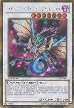 Ancient Pixie Dragon (Gold Secret Rare) [PGLD-EN006] 1st Edition
