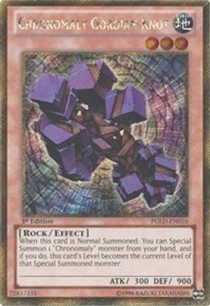 Chronomaly Gordian Knot (Gold Secret Rare) [PGLD-EN010] 1st Edition