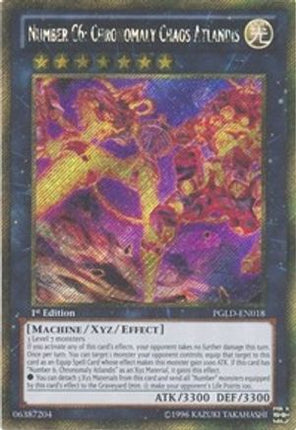 Number C6: Chronomaly Chaos Atlandis (Gold Secret Rare) [PGLD-EN018] 1st Edition