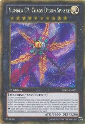Number C9: Chaos Dyson Sphere (Gold Secret Rare) [PGLD-EN022] 1st Edition