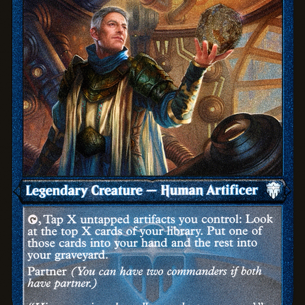 Glacian, Powerstone Engineer [Commander Legends] Foil