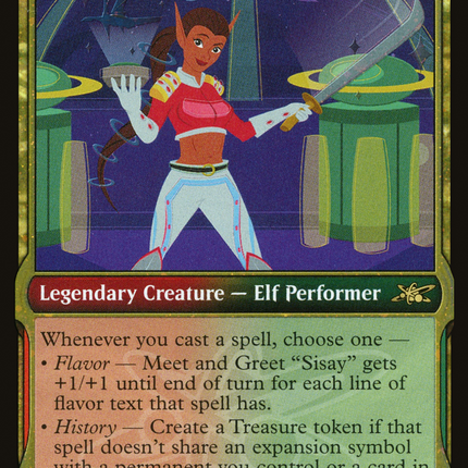 Meet and Greet "Sisay" (Showcase) [Unfinity] Galaxy Foil