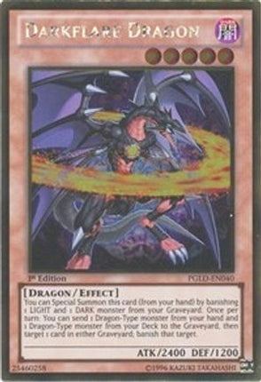 Darkflare Dragon (Gold Rare) [PGLD-EN040] 1st Edition