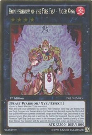 Brotherhood of the Fire Fist - Tiger King (Gold Rare) [PGLD-EN045] Unlimited