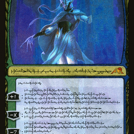Tamiyo, Compleated Sage (Phyrexian) (Showcase) [Kamigawa: Neon Dynasty] Etched Foil