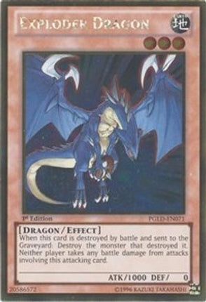 Exploder Dragon (Gold Rare) [PGLD-EN071] 1st Edition