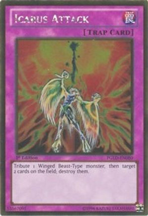 Icarus Attack (Gold Rare) [PGLD-EN080] 1st Edition