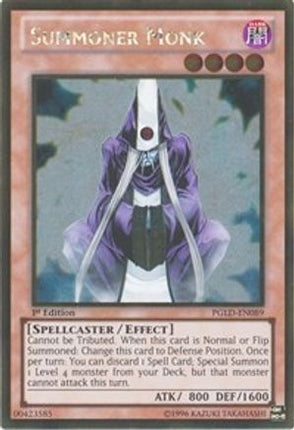 Summoner Monk (Gold Rare) [PGLD-EN089] 1st Edition