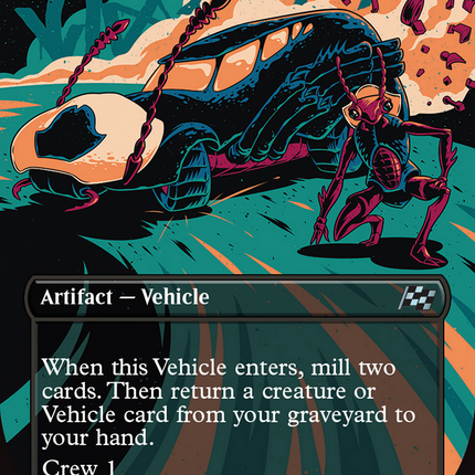 Carrion Cruiser (Borderless) [Aetherdrift] Foil