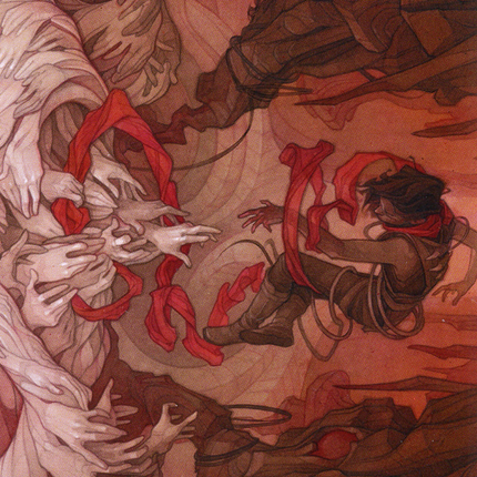 Thwart the Grave // Thwart the Grave (Borderless) [Zendikar Rising Art Series]