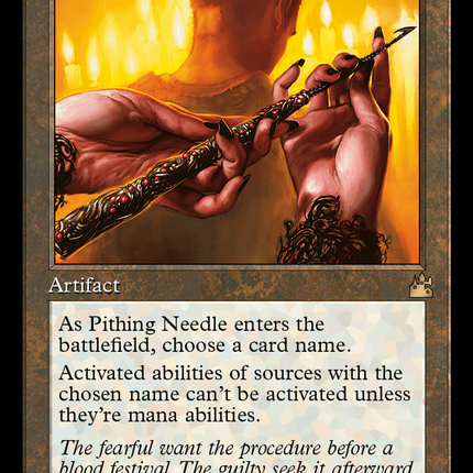 Pithing Needle (Retro) [Ravnica Remastered]