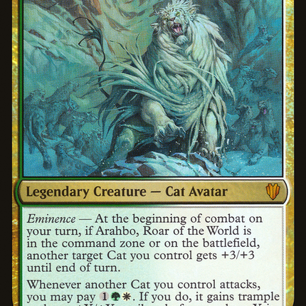Arahbo, Roar of the World [Commander 2017] Foil