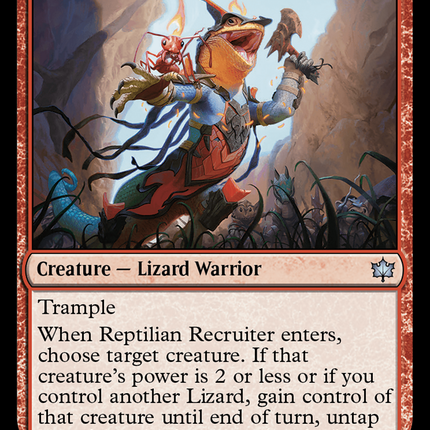 Reptilian Recruiter [Bloomburrow] Foil