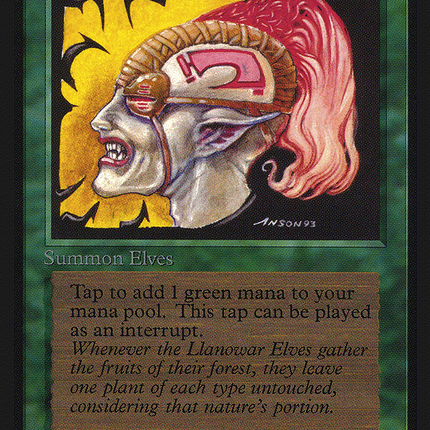 Llanowar Elves [Intl. Collectors' Edition]