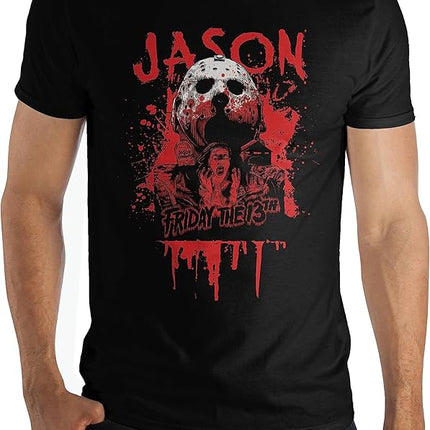 FRIDAY THE 13TH - Jason Voorhees Adult Black Tee