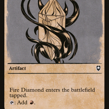 Fire Diamond (Showcase) [Commander Legends: Battle for Baldur's Gate]
