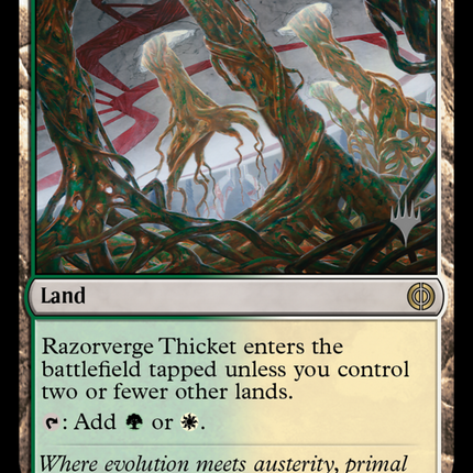 Razorverge Thicket [Phyrexia: All Will Be One Promos]