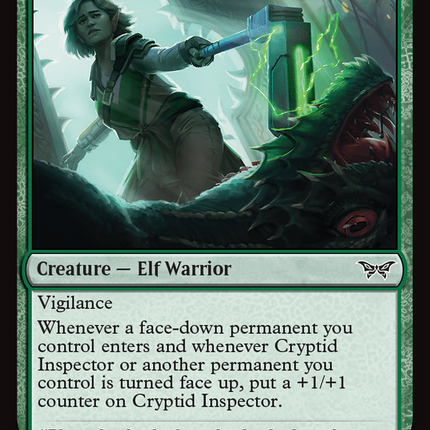 Cryptid Inspector [Duskmourn: House of Horror] Foil