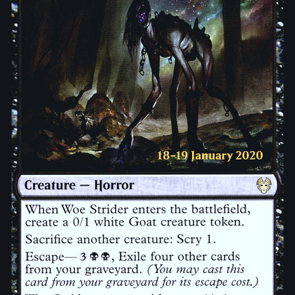 Woe Strider [Theros Beyond Death Promos] Prerelease Foil