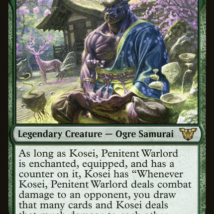 Kosei, Penitent Warlord [Neon Dynasty Commander]
