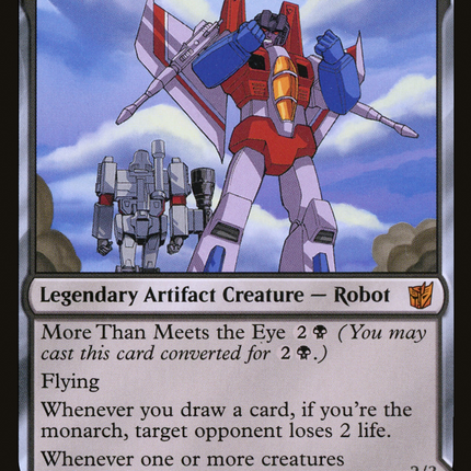 Starscream, Power Hungry // Starscream, Seeker Leader [Transformers]