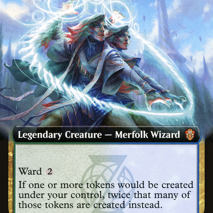 Adrix and Nev, Twincasters (Extended Art) [Commander 2021]