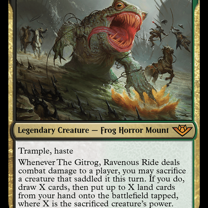 The Gitrog, Ravenous Ride [Outlaws of Thunder Junction] Foil