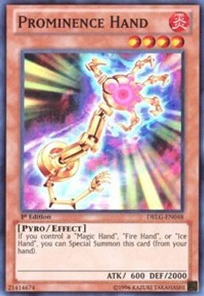 Prominence Hand (Super Rare) [DRLG-EN048] 1st Edition