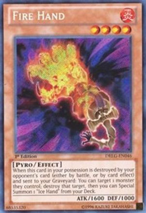 Fire Hand (Secret Rare) [DRLG-EN046] Unlimited