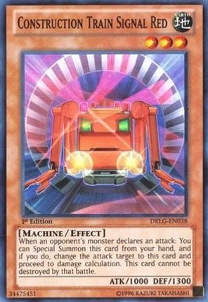 Construction Train Signal Red (Super Rare) [DRLG-EN038] Unlimited