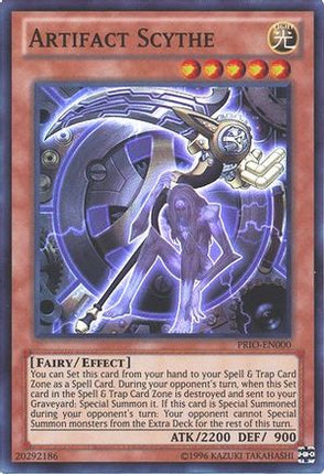 Artifact Scythe (Super Rare) [PRIO-EN000] 1st Edition