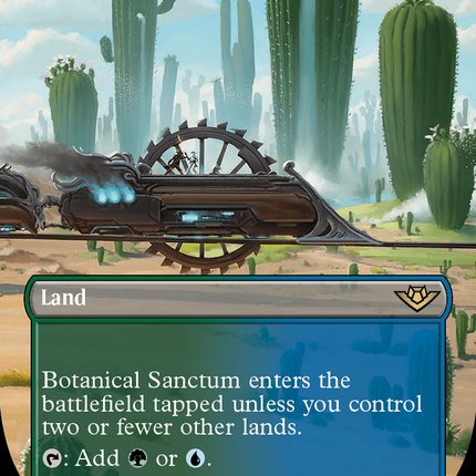 Botanical Sanctum (Borderless) [Outlaws of Thunder Junction] Foil