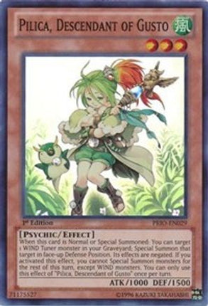 Pilica, Descendant of Gusto (Super Rare) [PRIO-EN029] 1st Edition