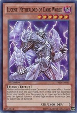 Lucent, Netherlord of Dark World (Super Rare) [PRIO-EN031] 1st Edition