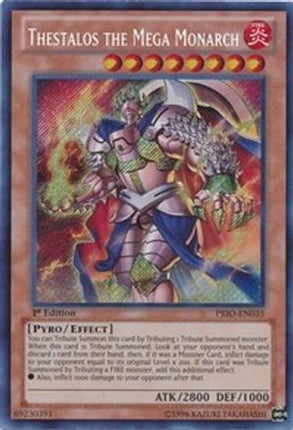 Thestalos the Mega Monarch (Secret Rare) [PRIO-EN035] Unlimited