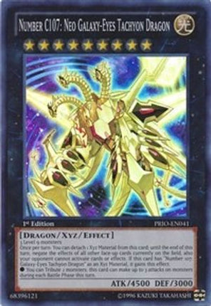 Number C107: Neo Galaxy-Eyes Tachyon Dragon (Super Rare) [PRIO-EN041] 1st Edition