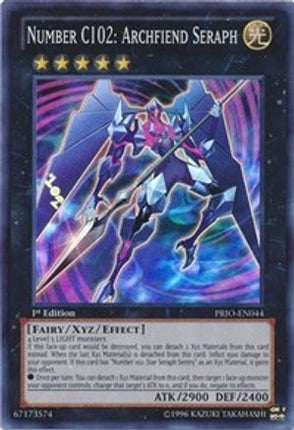 Number C102: Archfiend Seraph (Super Rare) [PRIO-EN044] 1st Edition