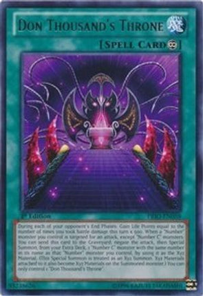 Don Thousand's Throne (Rare) [PRIO-EN059] Unlimited