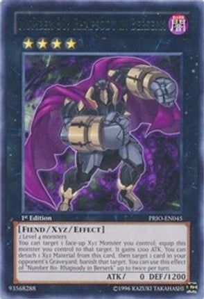 Number 80: Rhapsody in Berserk (Rare) [PRIO-EN045] Unlimited
