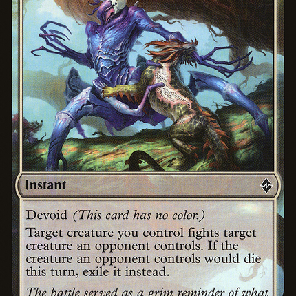 Unnatural Aggression (devoid) [Battle for Zendikar]