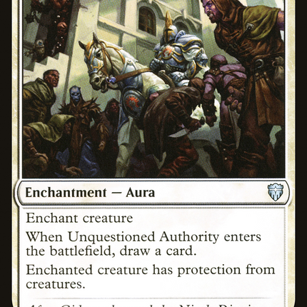 Unquestioned Authority [Commander Legends]