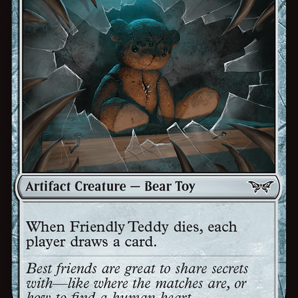 Friendly Teddy [Duskmourn: House of Horror] Foil