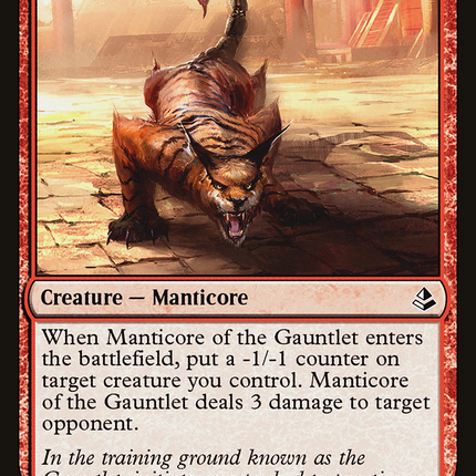 Manticore of the Gauntlet [Amonkhet]