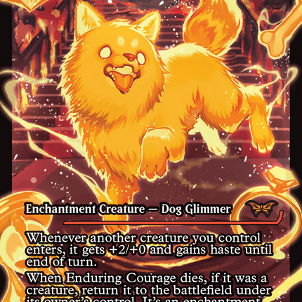 Enduring Courage (Showcase) [Duskmourn: House of Horror] Foil
