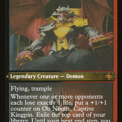 Ob Nixilis, Captive Kingpin [March of the Machine: The Aftermath] Etched Foil