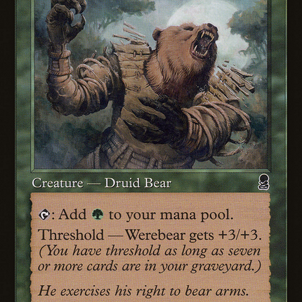 Werebear (Retro) [The List]