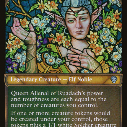 Queen Allenal of Ruadach (Showcase) [Dominaria United] Textured Foil